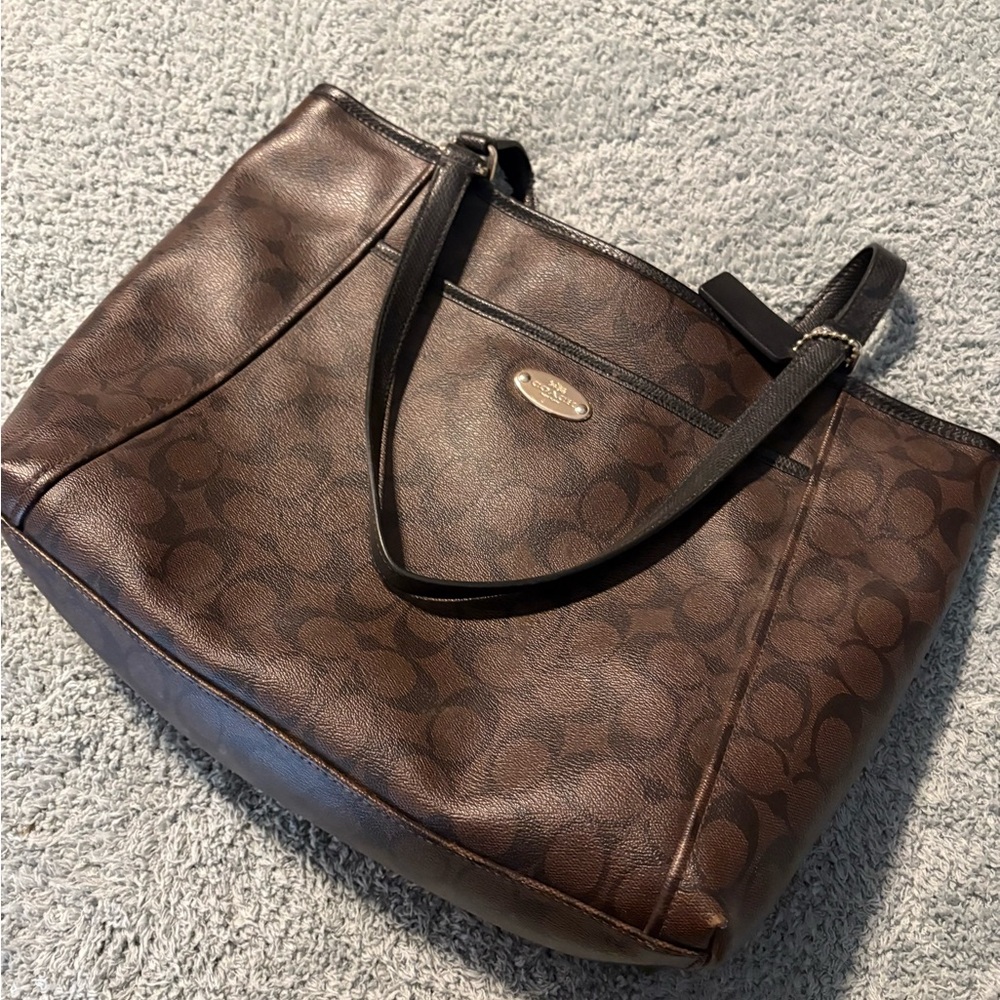 Coach Brown Tote Bag